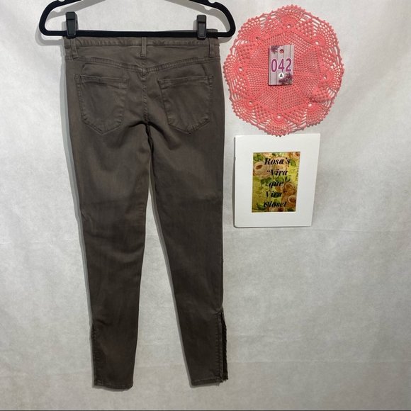 Massimo Mid-Rise Denim Jeggings w/Bottom Zippers - Picture 3 of 9